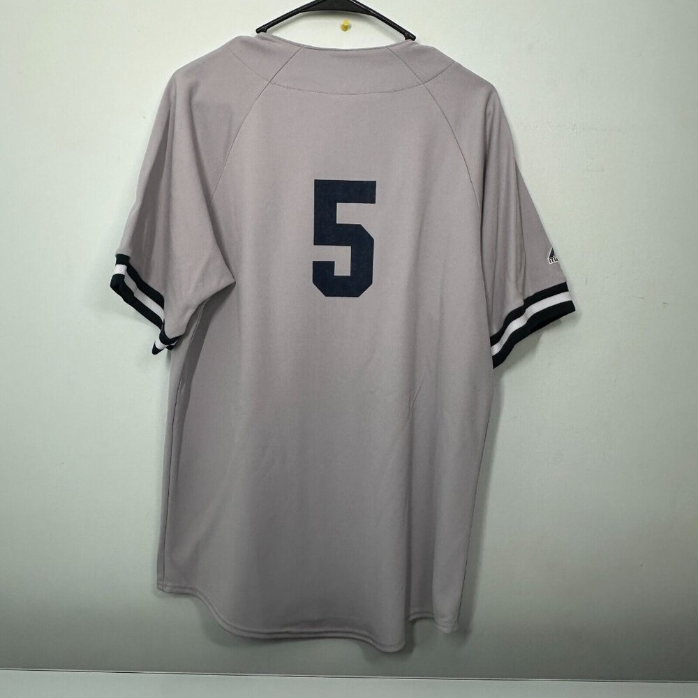 New York Yankees VTG Majestic MLB Jersey Gray #5 Joe DiMaggio - Medium - Picture 7 of 7